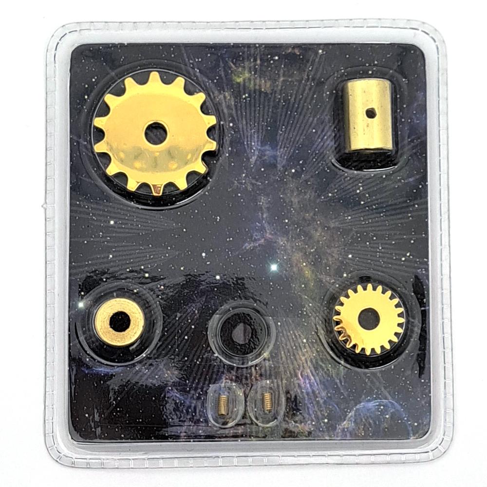 Build A Model Earth Moon and Sun Orbiter Tellurion Parts - Set 97 - 14 Tooth and 20 Tooth Gear and Locking Set