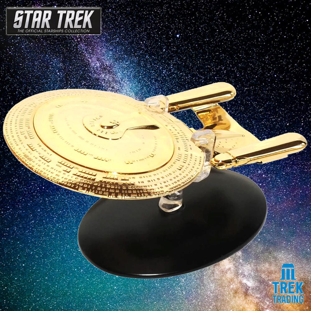 Star Trek Starships Collection - 14cm Gold USS Enterprise NCC-1701-D - Special Issue 20