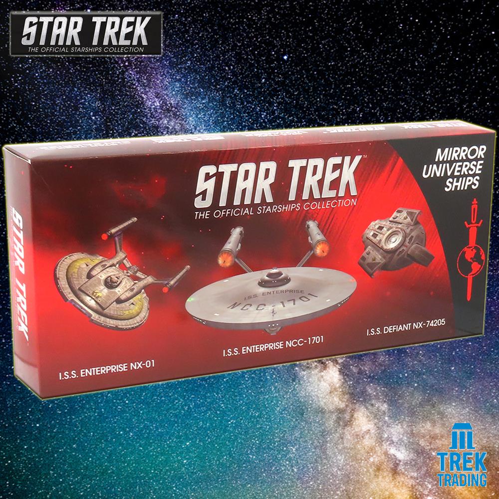 Star Trek Starships Collection - Mirror Universe Box Set - NX-01, NCC-1701, NX-74205 with Magazine