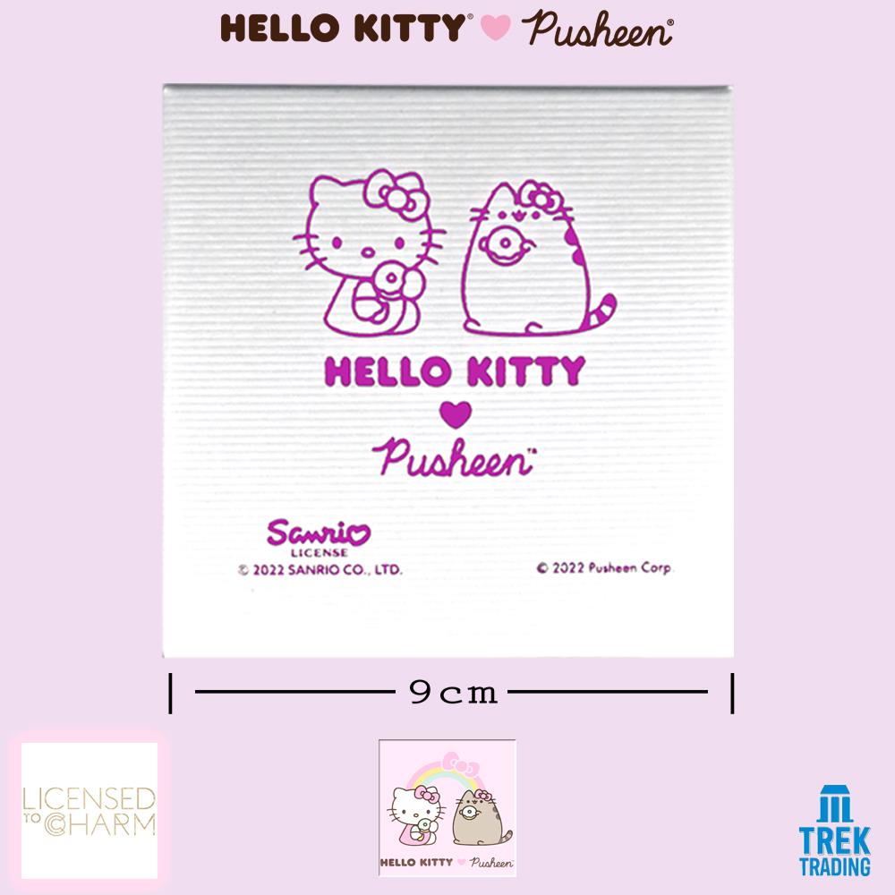 Hello Kitty & Pusheen - 18ct Gold Vermeil Pusheen as Hello Kitty Necklace