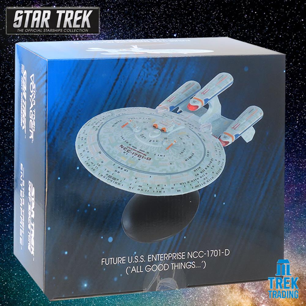 Star Trek Universe Collection - 22cm x 16cm Future USS Enterprise NCC-1701-D "All Good Things..."