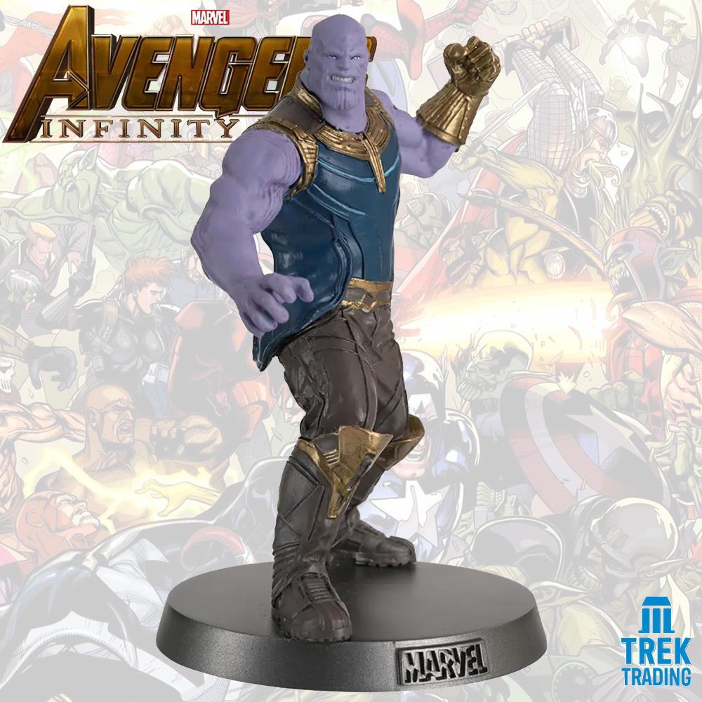 Marvel Avengers Infinity War Heavyweights Collection - 14cm Thanos Metal Statue