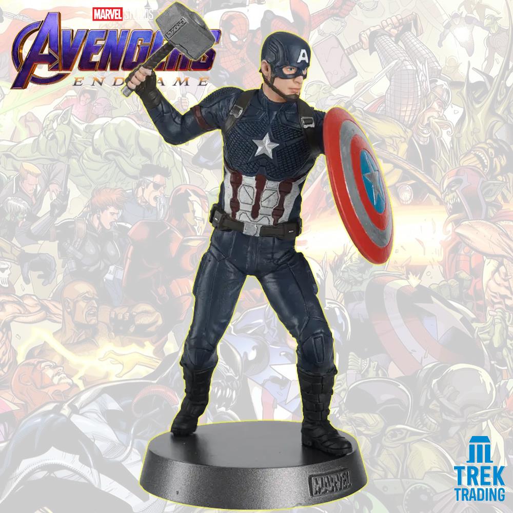 Marvel Avengers Endgame Heavyweights Collection - Captain America Metal Statue