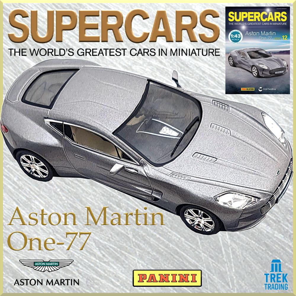Supercars Collection 12 - Aston Martin One-77 2009 with Magazine