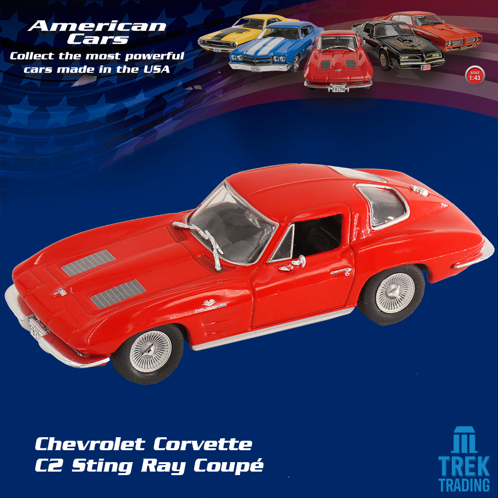 American Cars Collection Issue 1 - 1963 Chevrolet Corvette C2 Sting Ray Coupé
