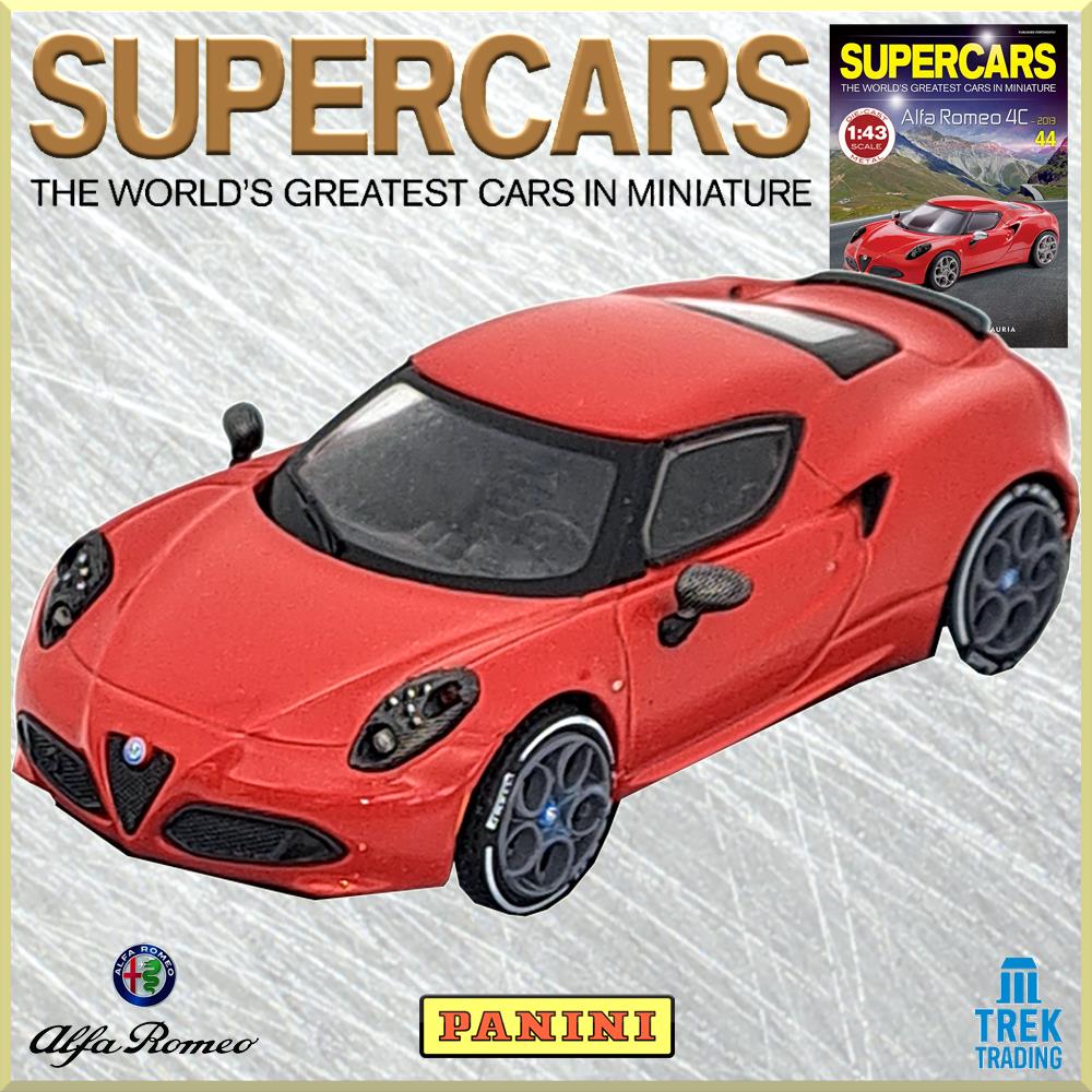 Supercars Collection 44 - Alfa Romeo 4C with Magazine