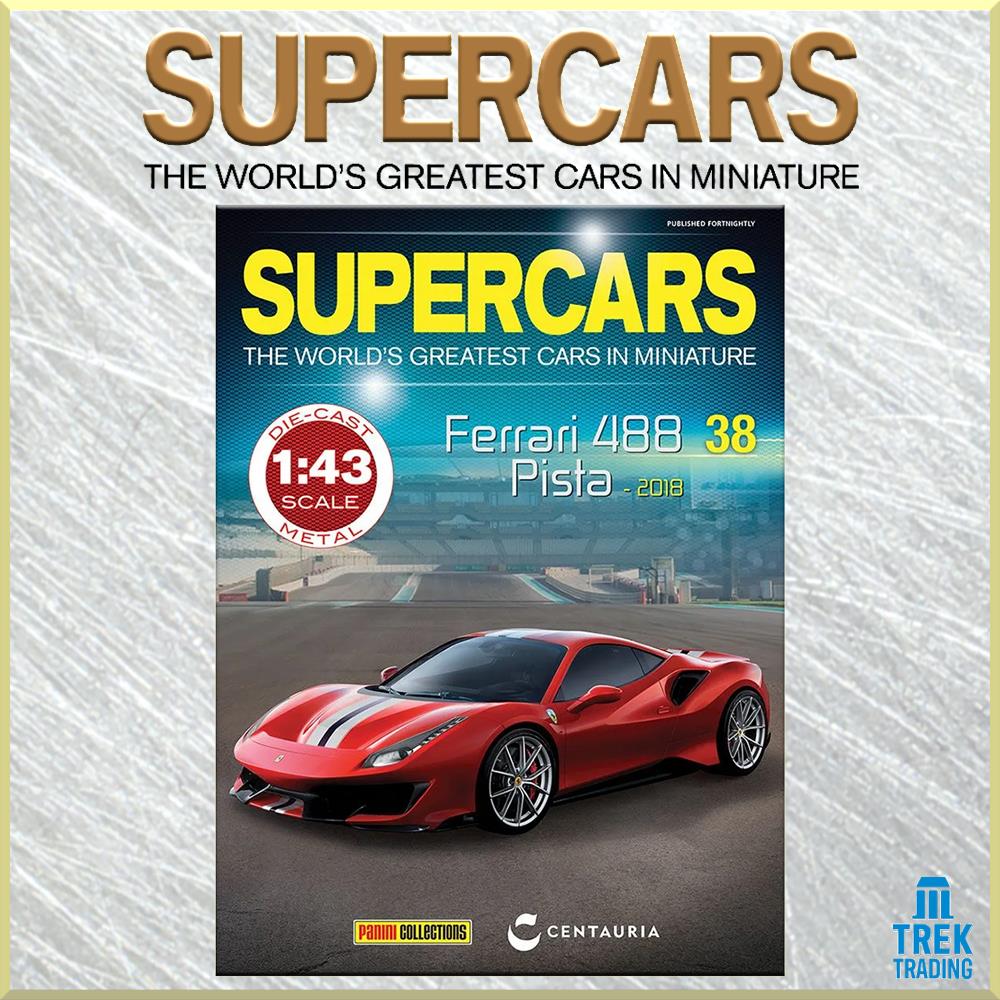 Supercars Collection 38 - Ferrari 488 Pista 2018 with Magazine