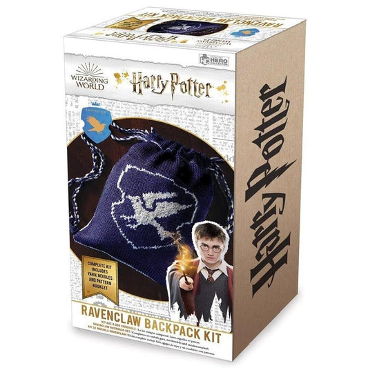 Harry Potter Wizarding World Collection - 26cm x 35cm Ravenclaw Reversible Backpack Knit Kit