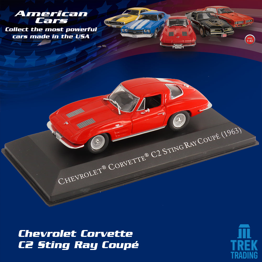 American Cars Collection Issue 1 - 1963 Chevrolet Corvette C2 Sting Ray Coupé