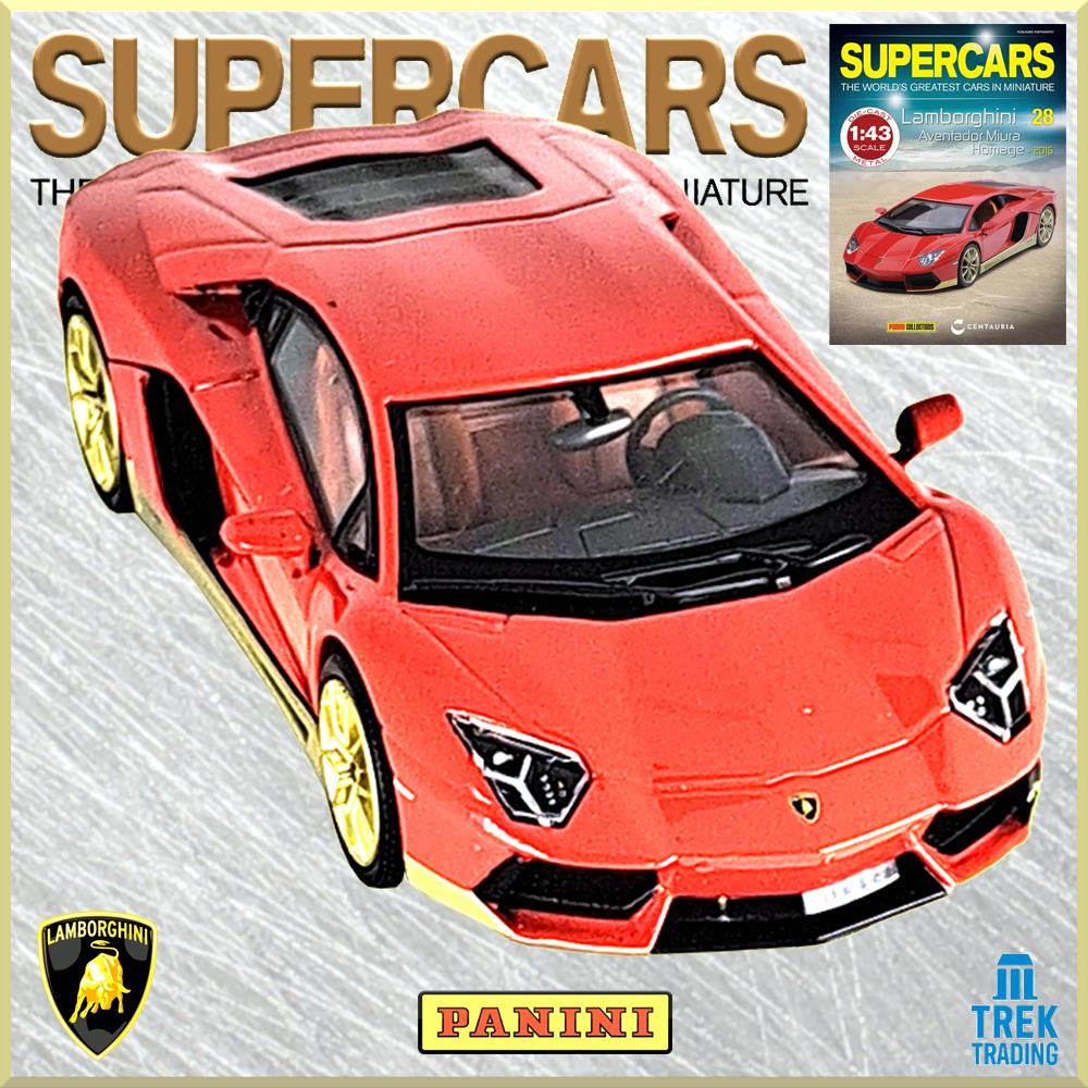 Supercars Collection 28 - Lamborghini Aventador Miura Homage 2016 with Magazine
