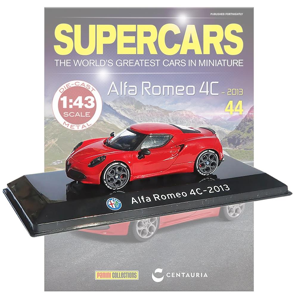 Supercars Collection 44 - Alfa Romeo 4C with Magazine