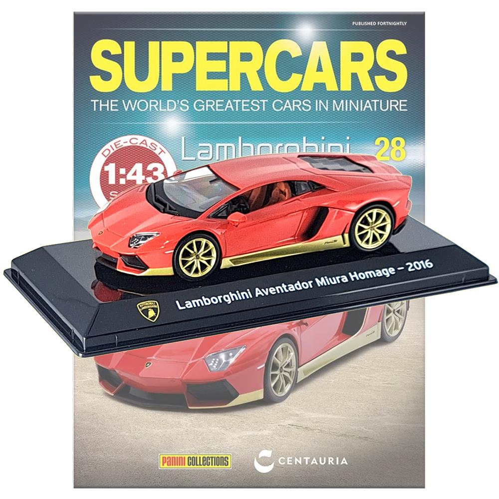 Supercars Collection 28 - Lamborghini Aventador Miura Homage 2016 with Magazine