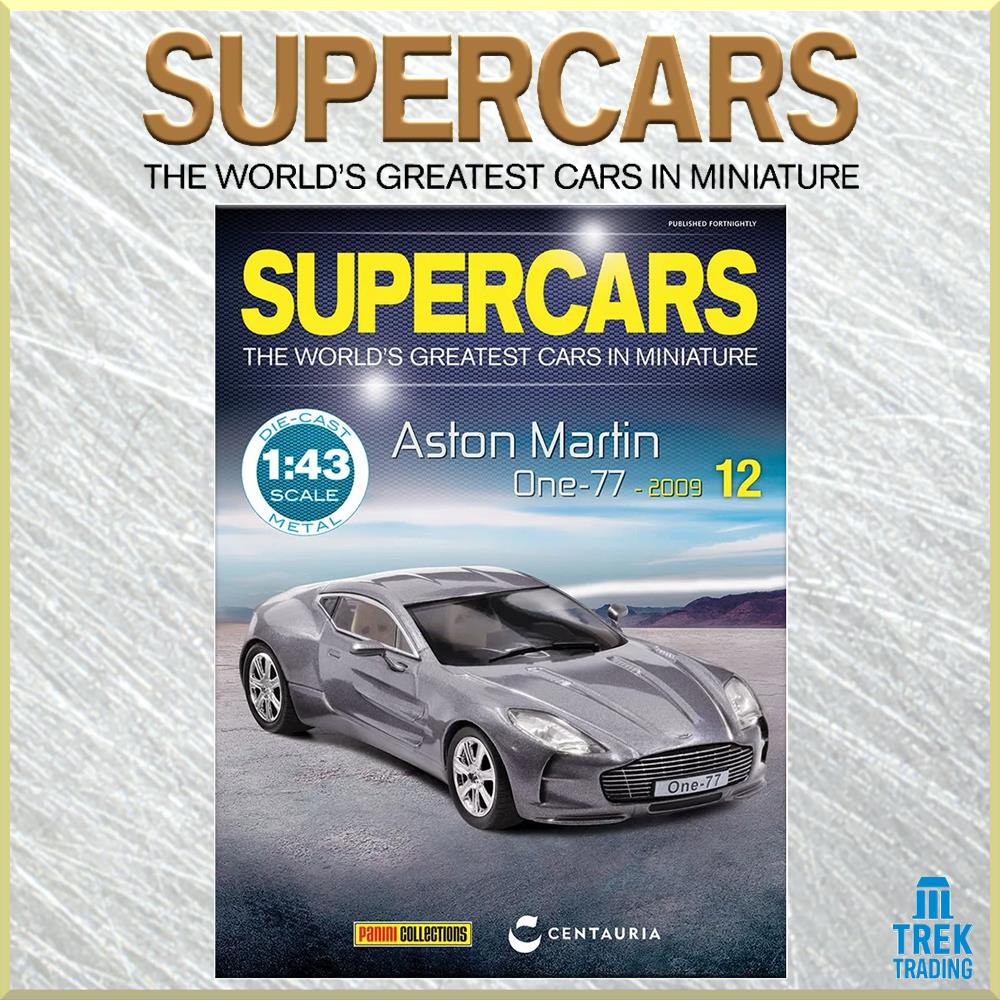 Supercars Collection 12 - Aston Martin One-77 2009 with Magazine