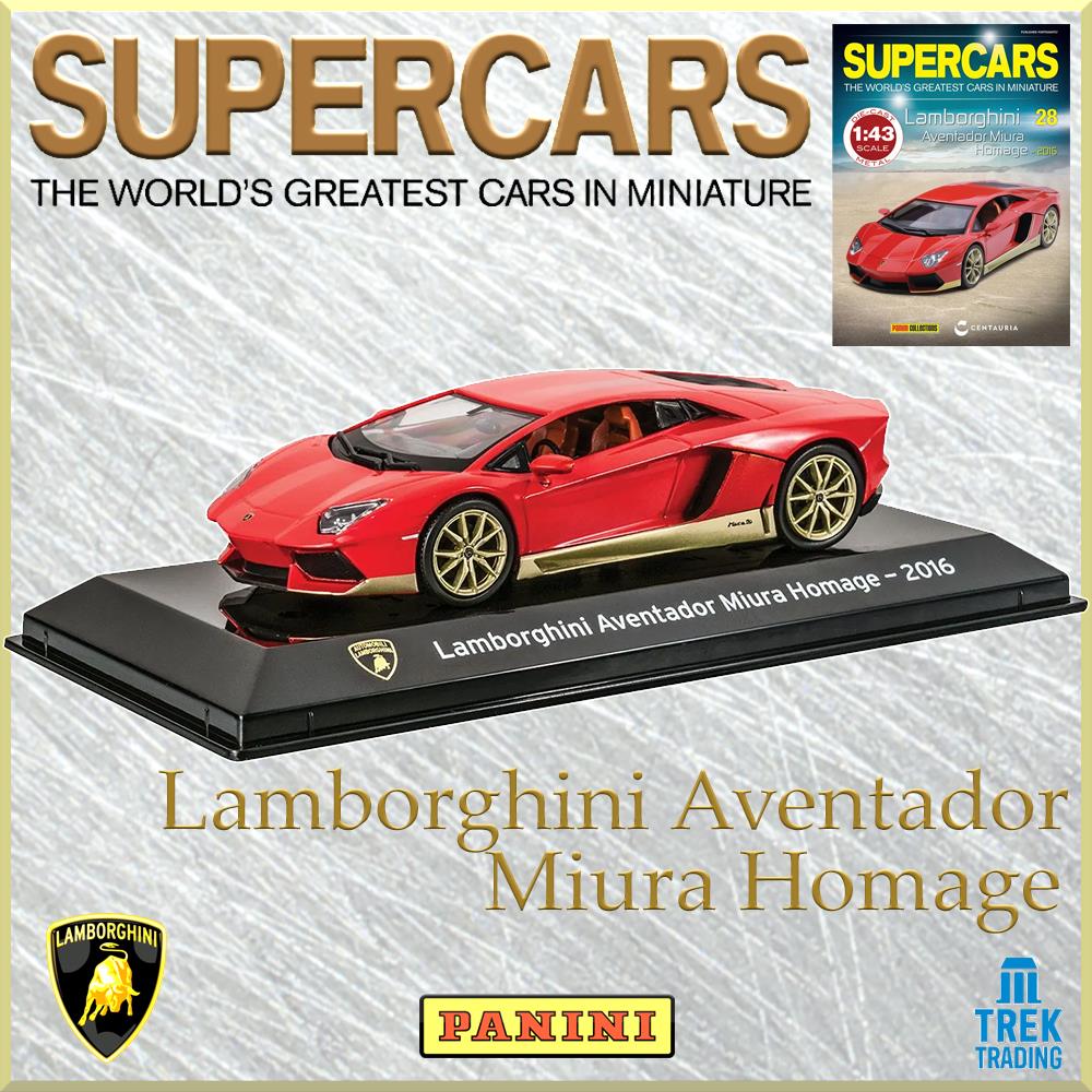 Supercars Collection 28 - Lamborghini Aventador Miura Homage 2016 with Magazine