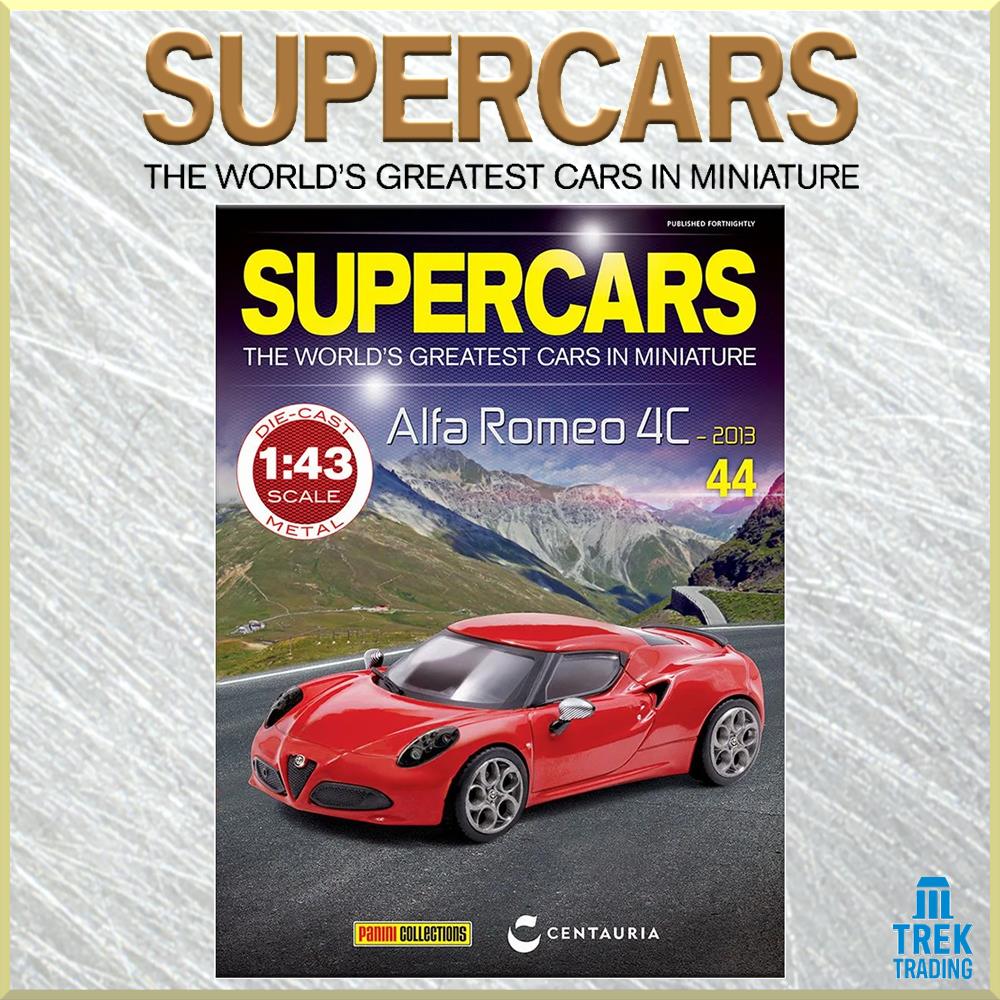 Supercars Collection 44 - Alfa Romeo 4C with Magazine