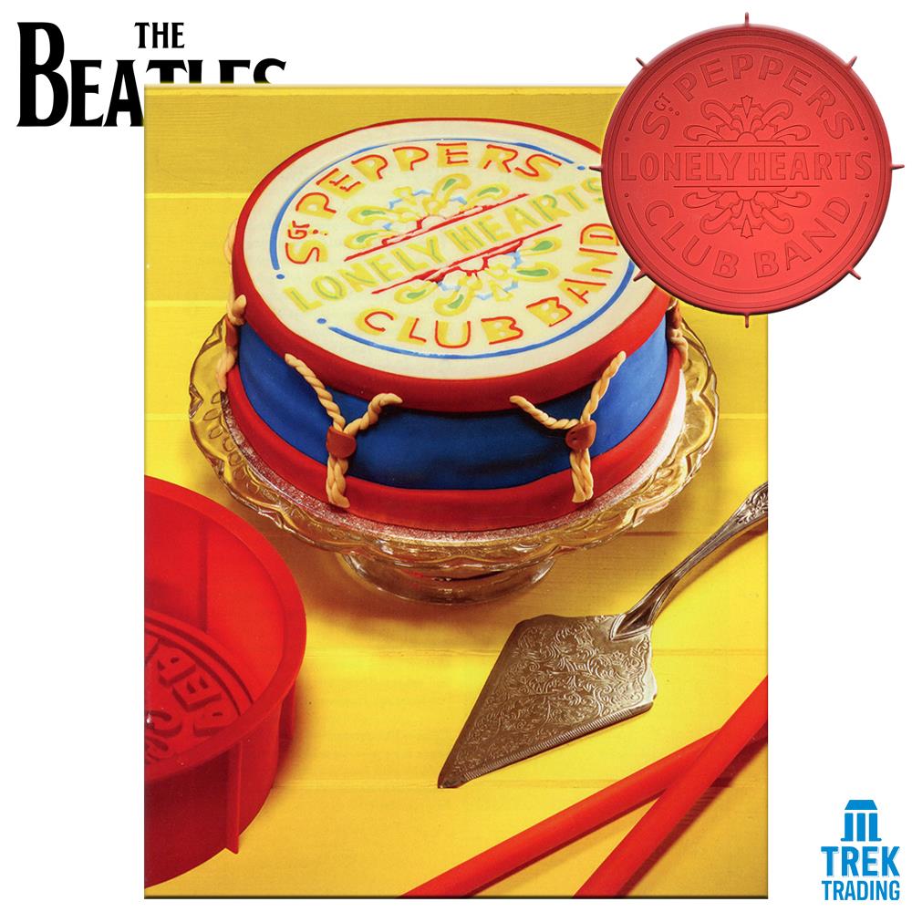 The Beatles Collection - 20cm Sgt. Pepper Cake Mould with Recipe Book