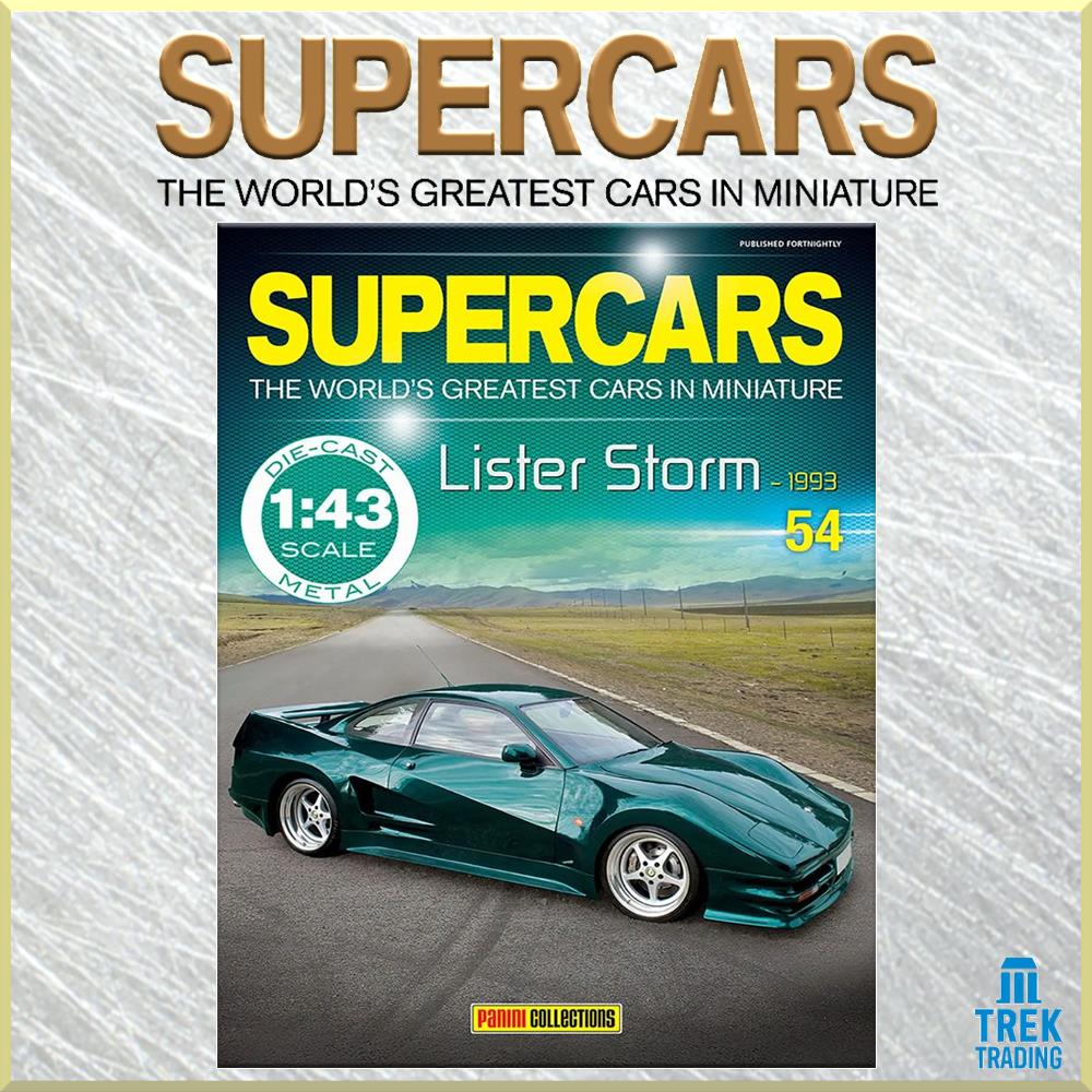 Supercars Collection 54 - Lister Storm 1993 with Magazine
