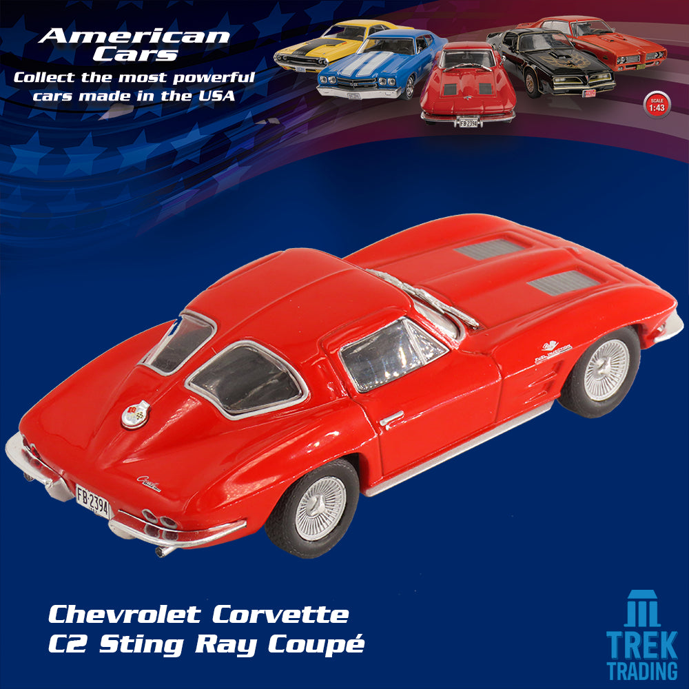 American Cars Collection Issue 1 - 1963 Chevrolet Corvette C2 Sting Ray Coupé