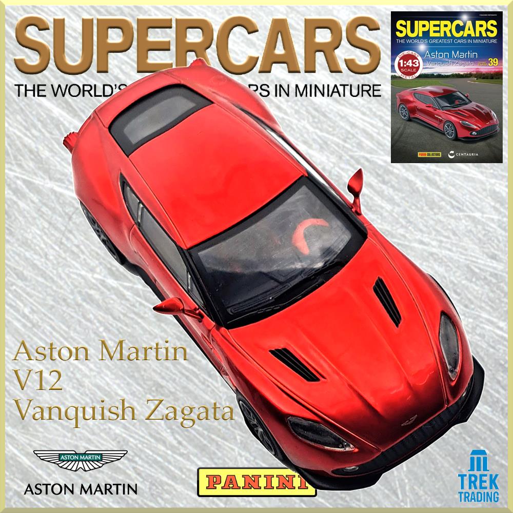 Supercars Collection 39 - Aston Martin V12 Vanquish Zagata 2016 with Magazine