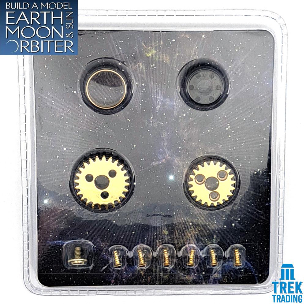 Build A Model Earth Moon and Sun Orbiter Tellurion Parts - Set 69 - 21 and 24 Tooth Gear and Space Set