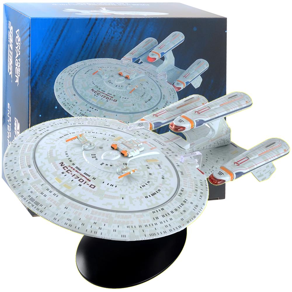 Star Trek Universe Collection - 22cm x 16cm Future USS Enterprise NCC-1701-D "All Good Things..."