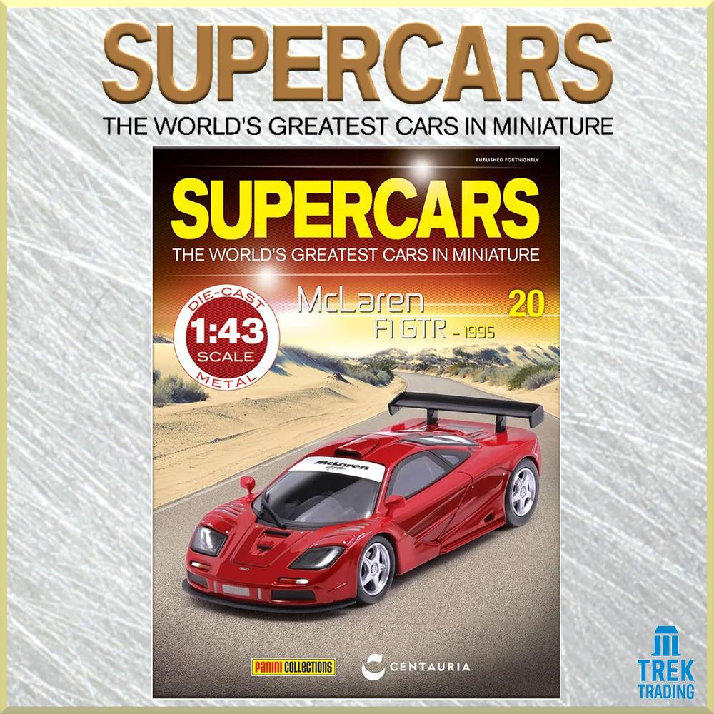 Supercars Collection 20 - McLaren F1 GTR 1995 with Magazine