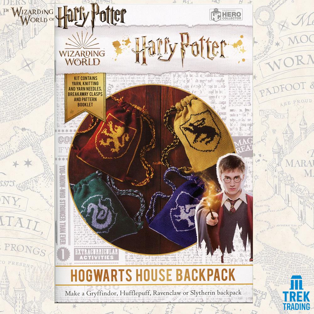Harry Potter Wizarding World Collection - 26cm x 35cm Ravenclaw Reversible Backpack Knit Kit