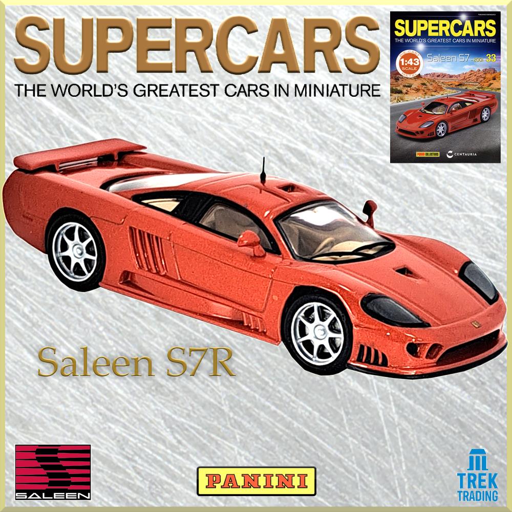 Supercars Collection 33 - Saleen S7R 2001 with Magazine