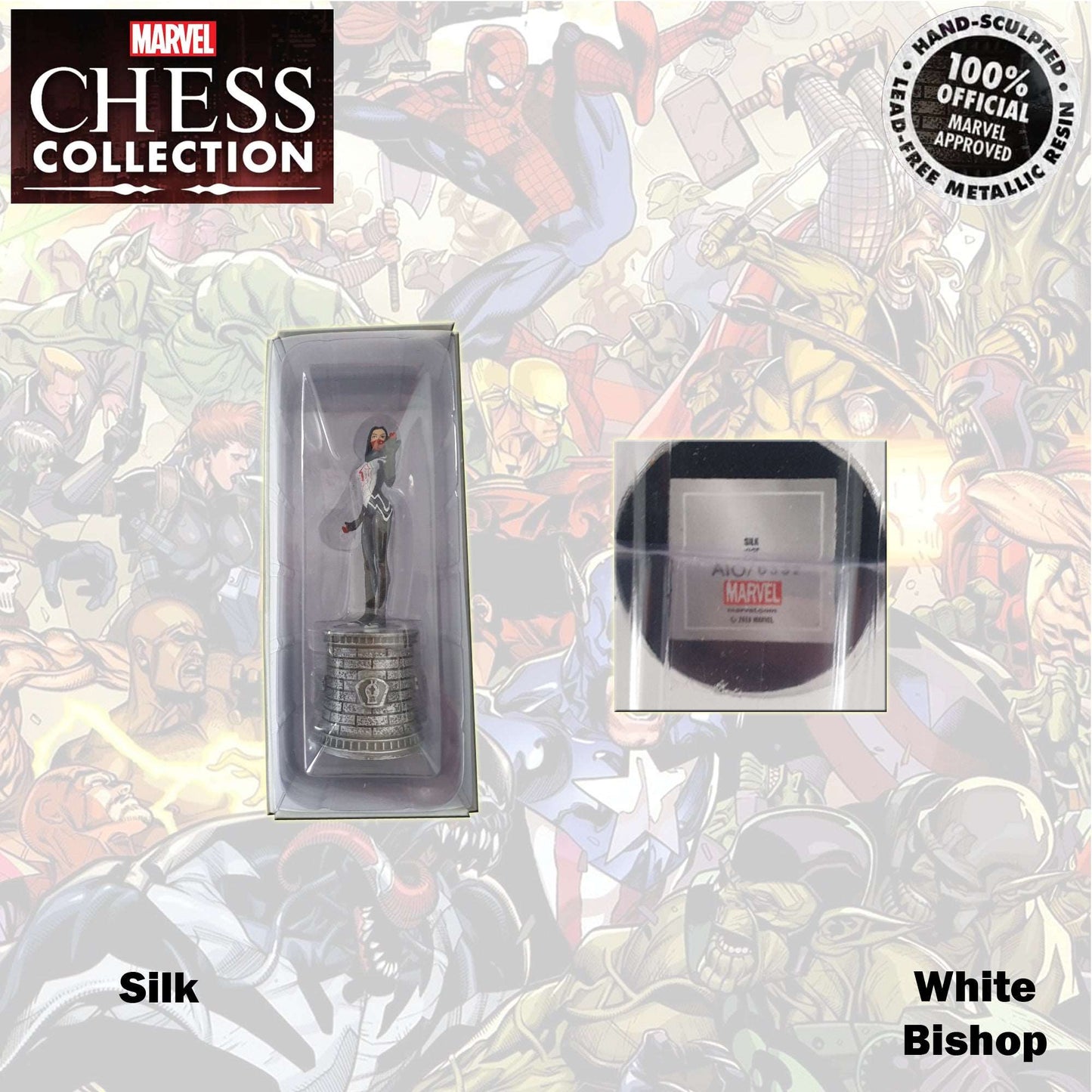 Marvel Chess Collection 13cm Silk White Bishop 77