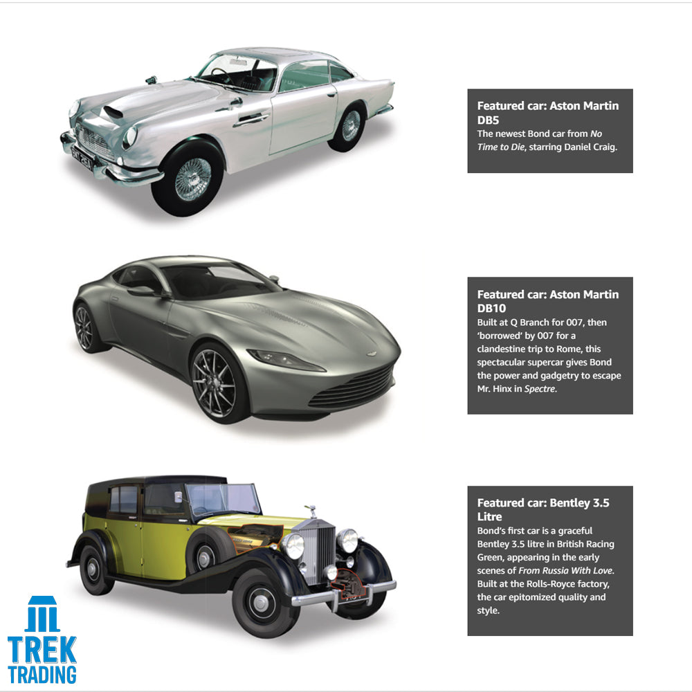 50 Greatest James Bond Cars (007) - 120 Page Hardcover