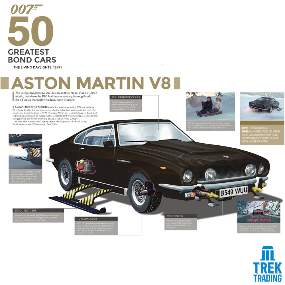 50 Greatest James Bond Cars (007) - 120 Page Hardcover