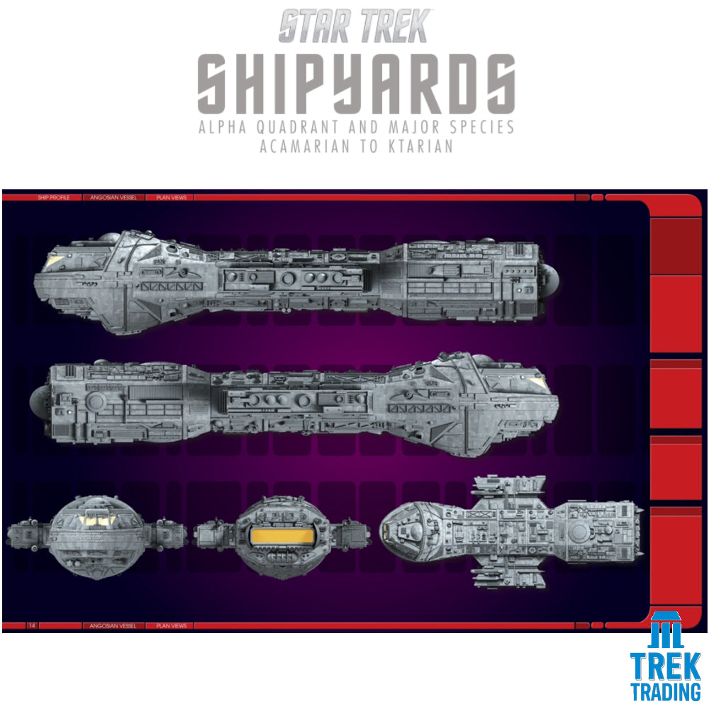 Star Trek Shipyards: Alpha Quadrant and Major Races Volume 1: Acamarian to Ktarian - Hardcover