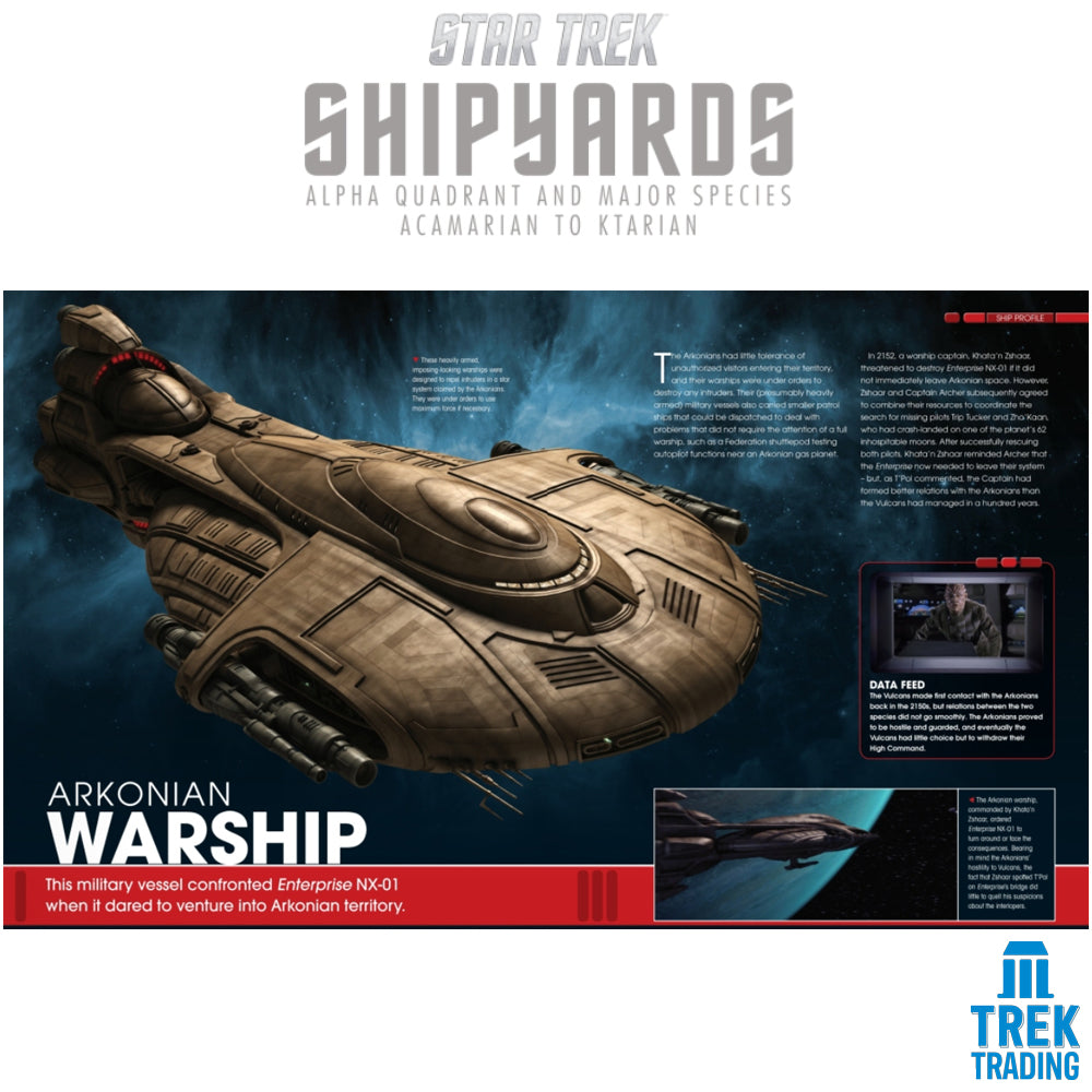 Star Trek Shipyards: Alpha Quadrant and Major Races Volume 1: Acamarian to Ktarian - Hardcover