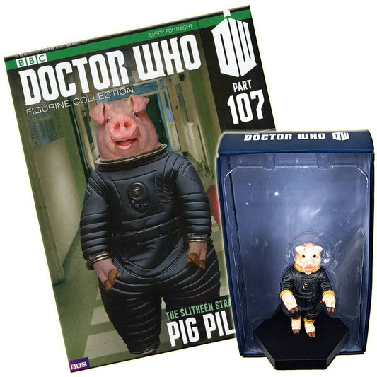 Doctor Who Figurine Collection - The Slitheen Strategem Pig Pilot - Part 107 with Magazine