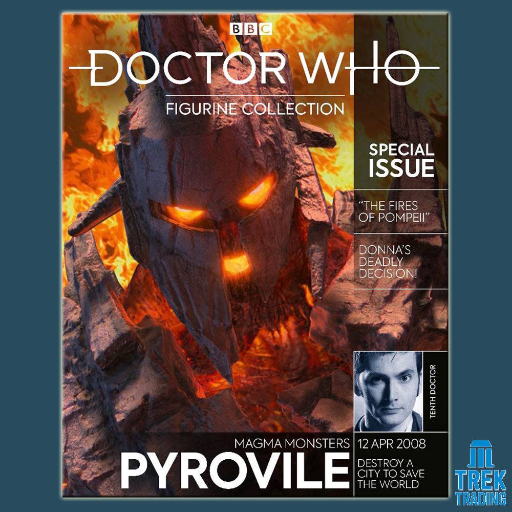 Doctor Who Figurine Collection - 17cm Magma Monster Pyrovile with 20-Page Magazine