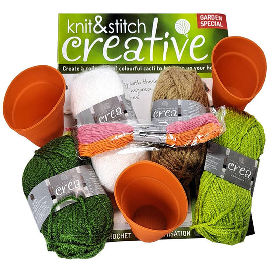 Knit & Stitch Creative - SP003 Garden Special Knitted Cacti