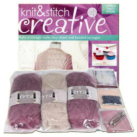 Knit & Stitch Creative - SP004 Summer Party Special Vintage Lacy Shawl