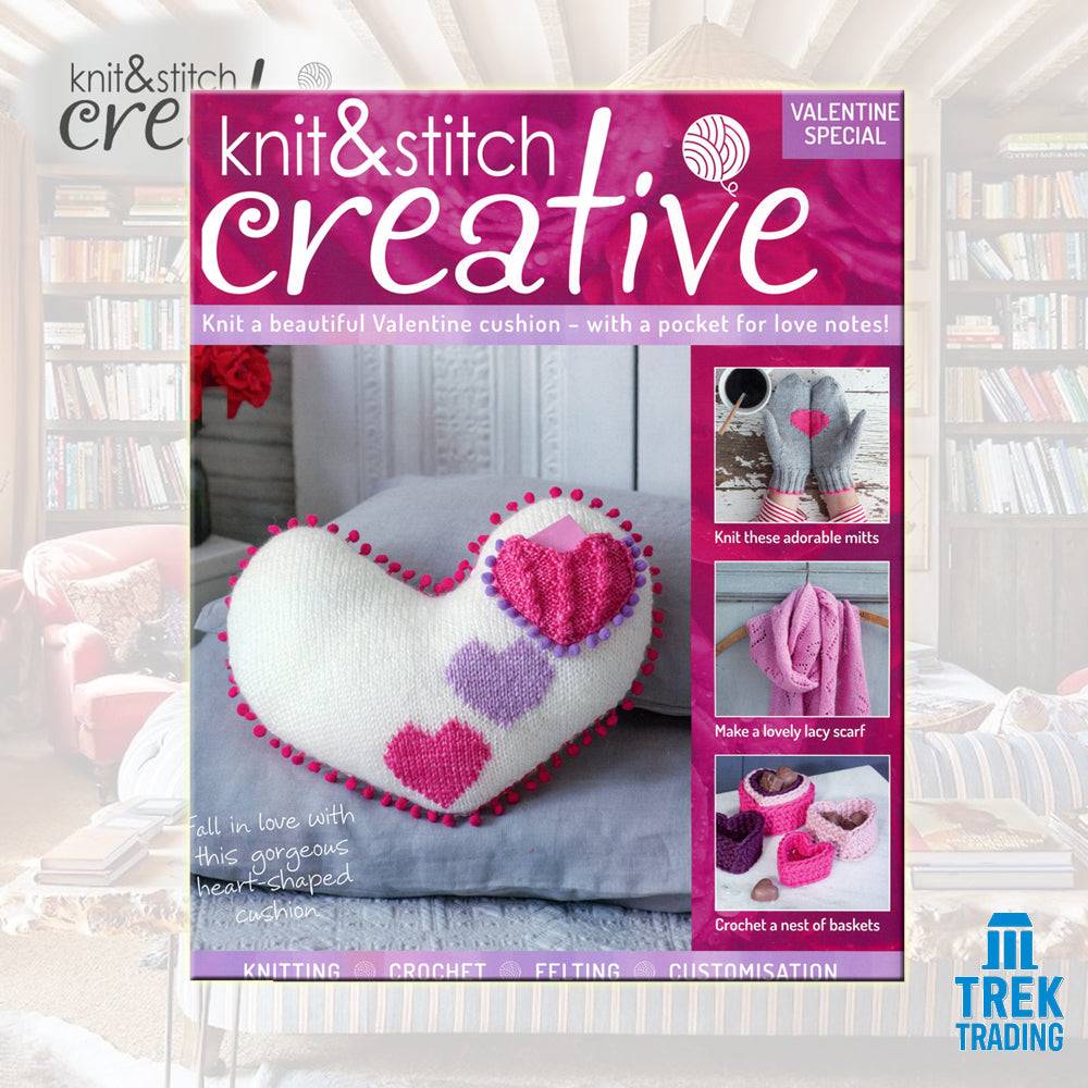 Knit & Stitch Creative - SP007 Valentine Special Cushion with Love Note Pocket