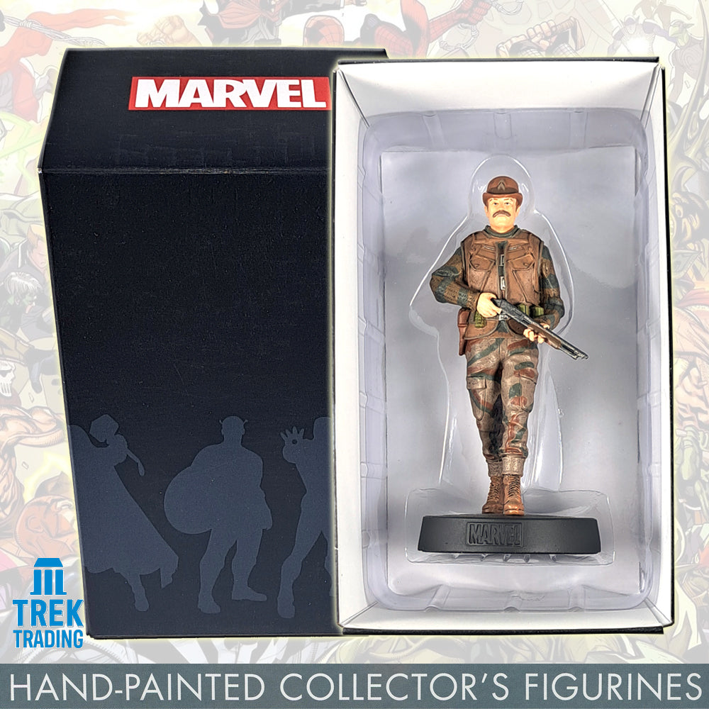 Marvel Movie Collection Figurines - 13cm Timothy Dum Dum Dugan 43 with Magazine