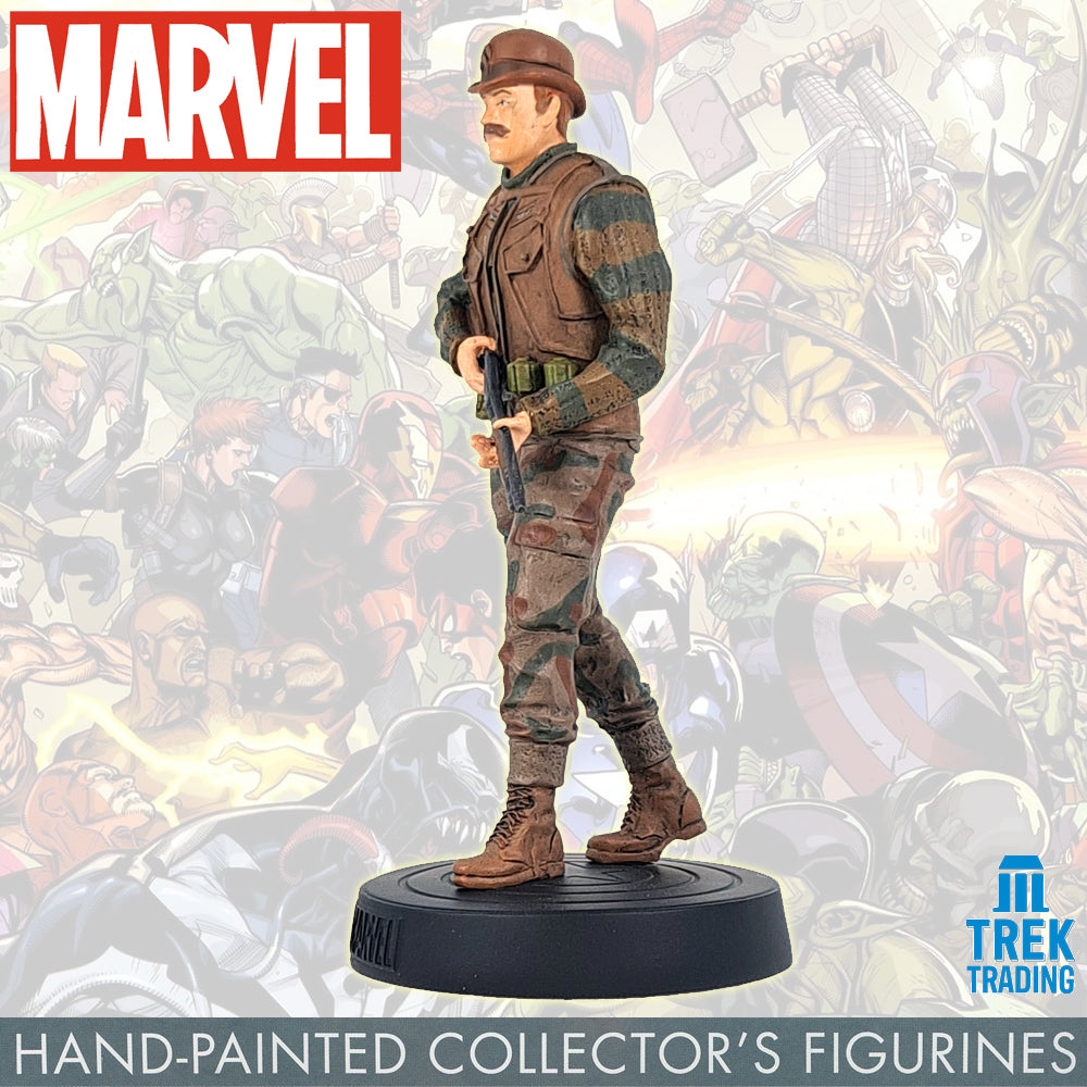 Marvel Movie Collection Figurines - 13cm Timothy Dum Dum Dugan 43 with Magazine