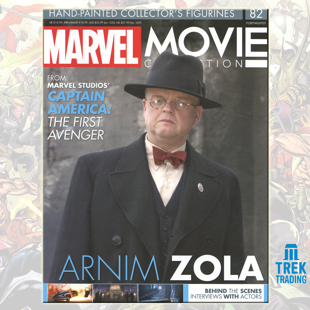 Marvel Movie Collection Figurines - 12cm Arnim Zola 82 with Magazine