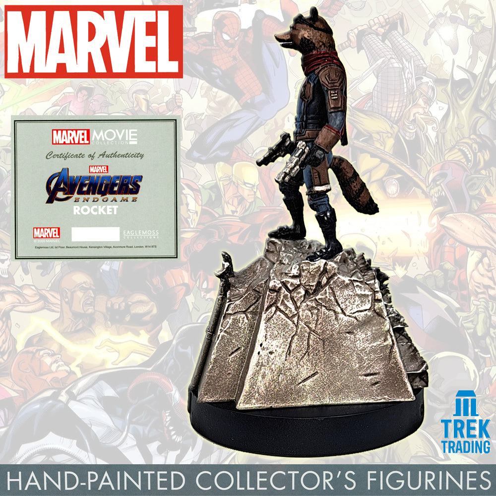 Marvel Movie Collection Figurines - 12cm Rocket Raccoon Avengers Endgame Issue 120