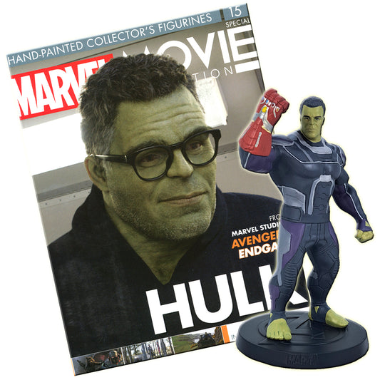 Marvel Movie Collection Figurines - 17cm Special 15 Hulk with Magazine