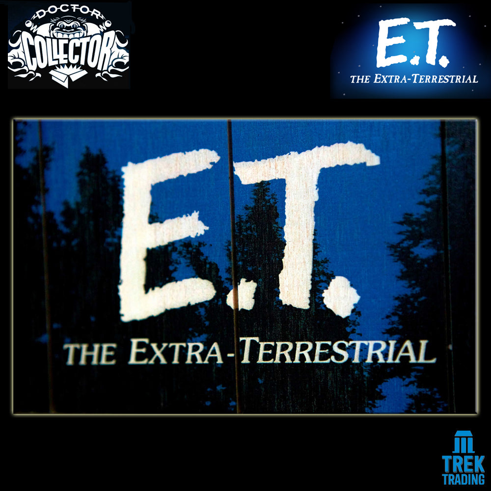E.T. The Extra-Terrestrial - 30cm x 40cm Woodart 3D