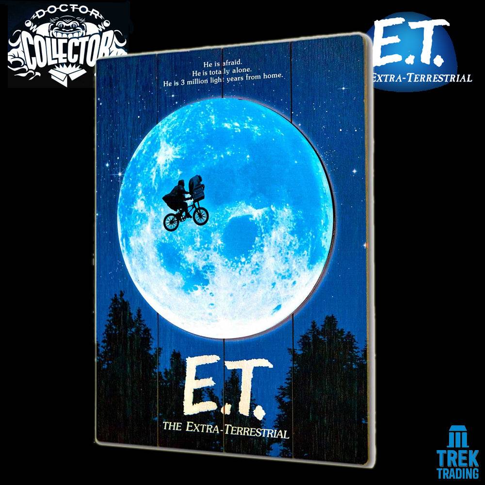E.T. The Extra-Terrestrial - 30cm x 40cm Woodart 3D