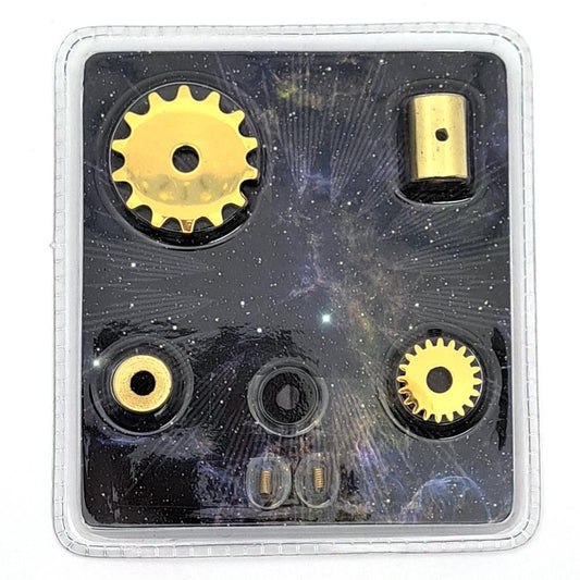 Build A Model Earth Moon and Sun Orbiter Tellurion Parts - Set 97 - 14 Tooth and 20 Tooth Gear and Locking Set