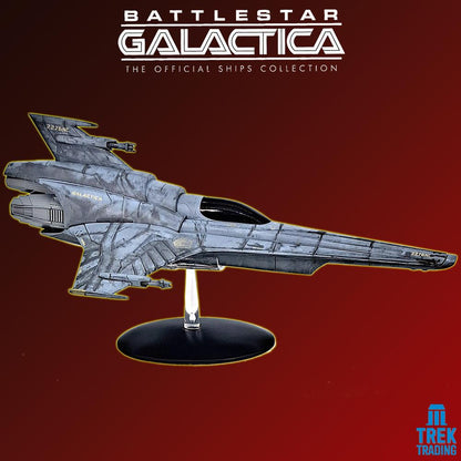 Battlestar Galactica Official Ships Collection - 18cm 2276NC Viper Mark VII Fighter Issue 6 with Magazine
