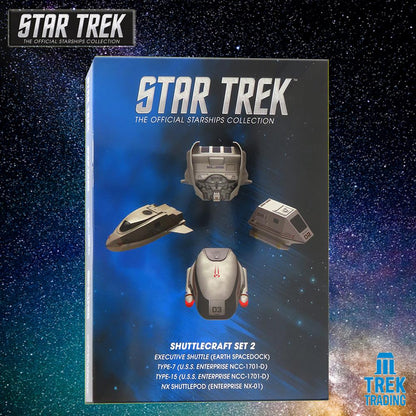 Star Trek Starships Collection - Shuttlecraft Set 2 with Magazines - Issues 5 - 6 - 7 - 8