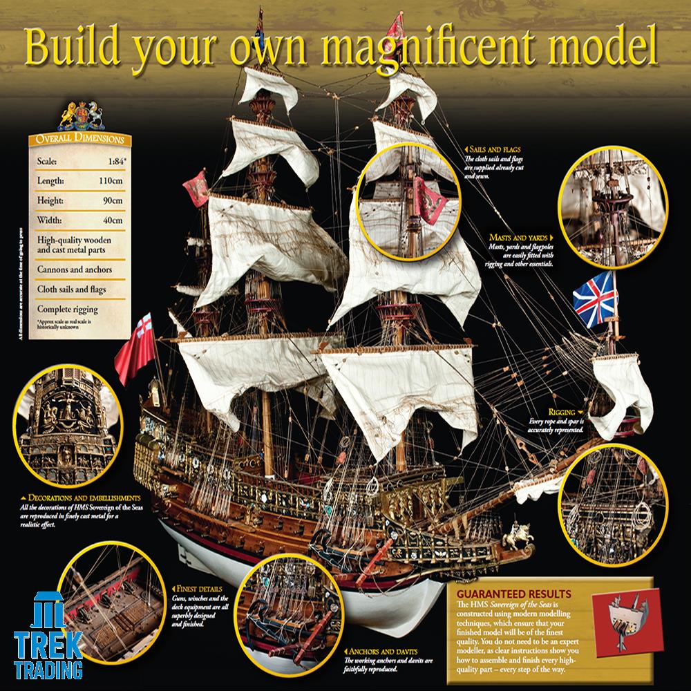 Sovereign of the Seas Complete Kit with 3 Special Gifts