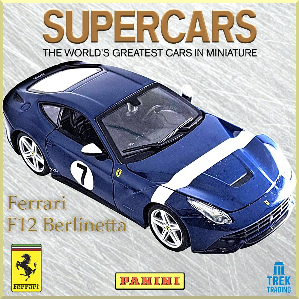 Supercars Collection Bundle - Supercars Book, 1:24 Ferrari 444 Spider & F12 Berlinetta